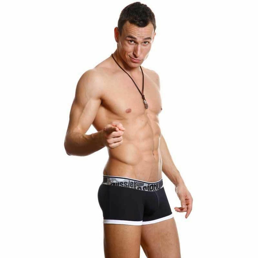 Мужские трусы хипсы Aussiebum Flaunt Hip Black AB00275