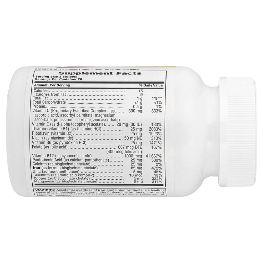 Hema-plex железо fast-acting 85мг №60 softgels.