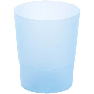 Кашпо для цветов пластиковое 1,25л «Радуга» голубой