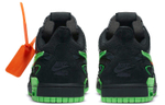 OFF-WHITE x Nike Rubber Dunk "Green Strike" Trend Low Panel Shoes Black Green American Limited