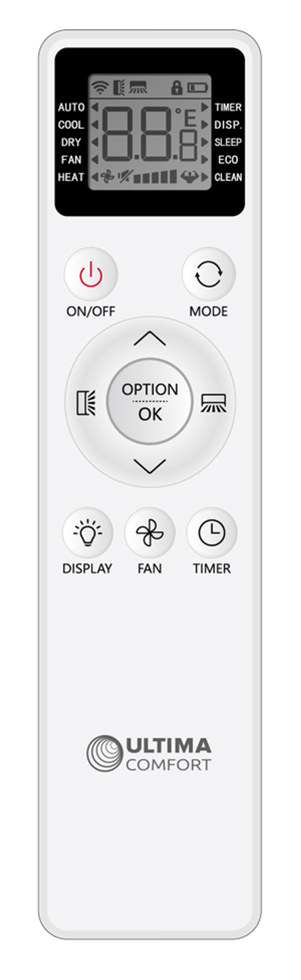 Настенная сплит-система ULTIMA COMFORT ECLIPSE ECL-18PN