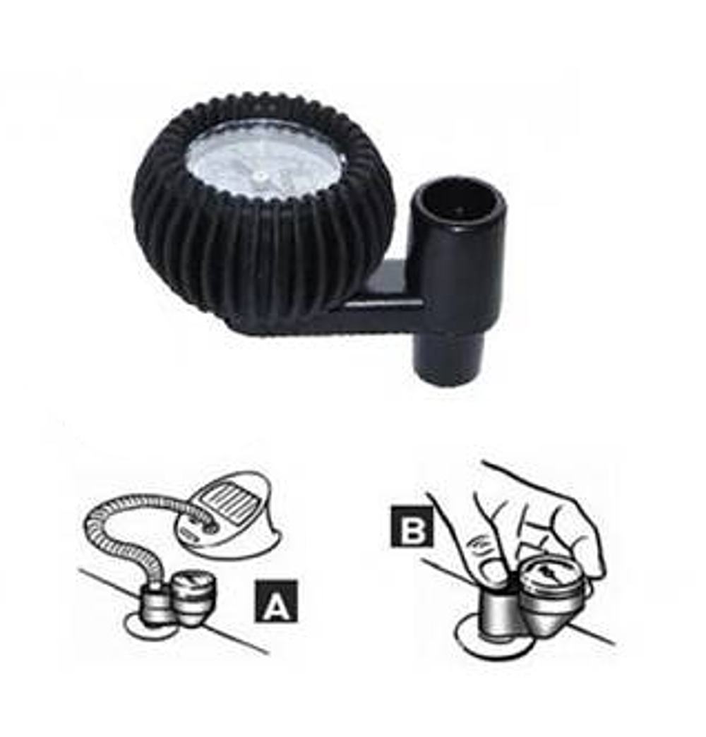 Манометр проходной BRAVO SP 125/1 (1 Атм)