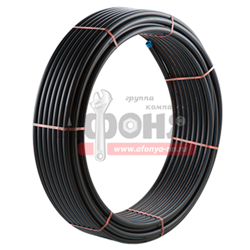 Труба ПЭ100 PN 16 SDR 11 20х2,0 (бухта 200м.) черная