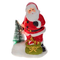 GAEM Фигурка декоративная с подсветкой "Дед Мороз", L12,5 W9,5 H18 см, (2хAAA н/п), 2в.