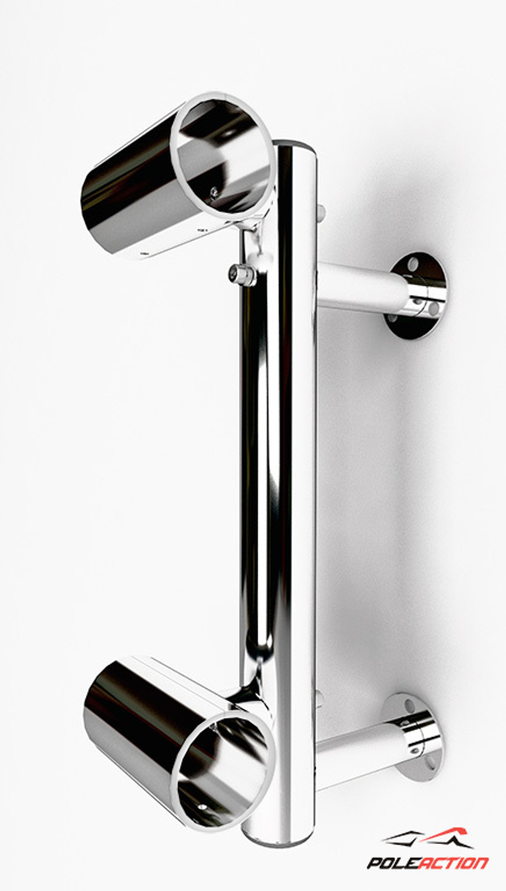 Модель №22 - кронштейн балетного станка двухуровневого "Элегант"(нержавеющая сталь)