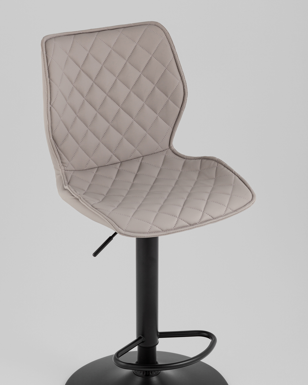 Стул барный Dome экокожа серый 2 шт