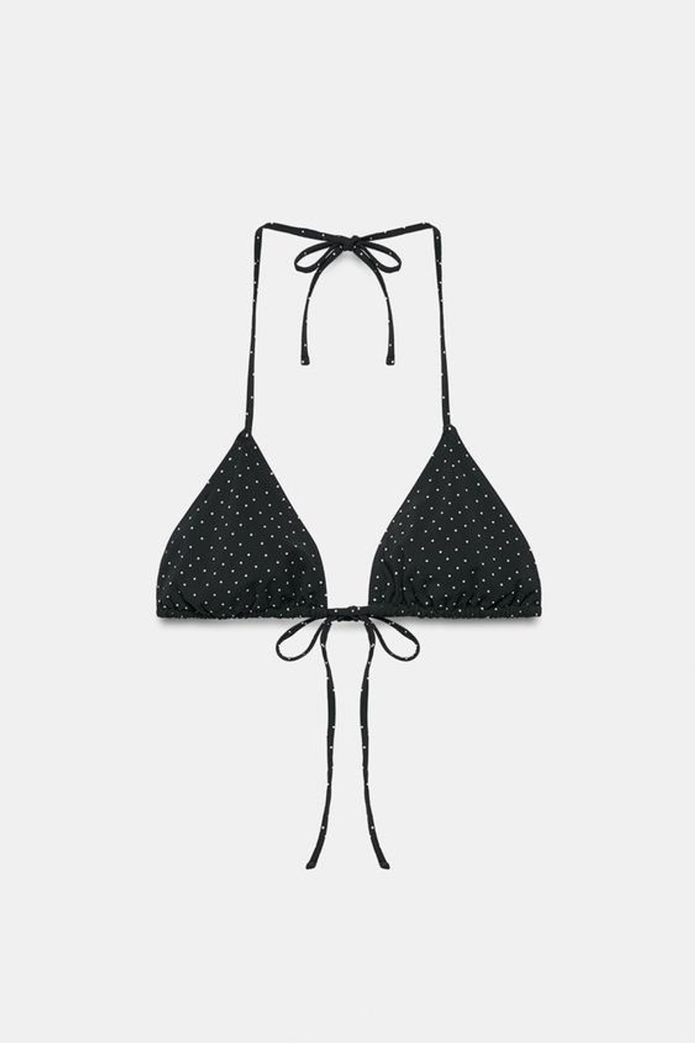 ZARA ТОП-БИКИНИ, КОРИЧНЕВЫЙ