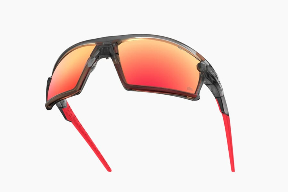 Спортивные очки с диоптриями Demetz Mud / Matte Crystal Gray / Matte Red Rose Mirror Red Cat.3
