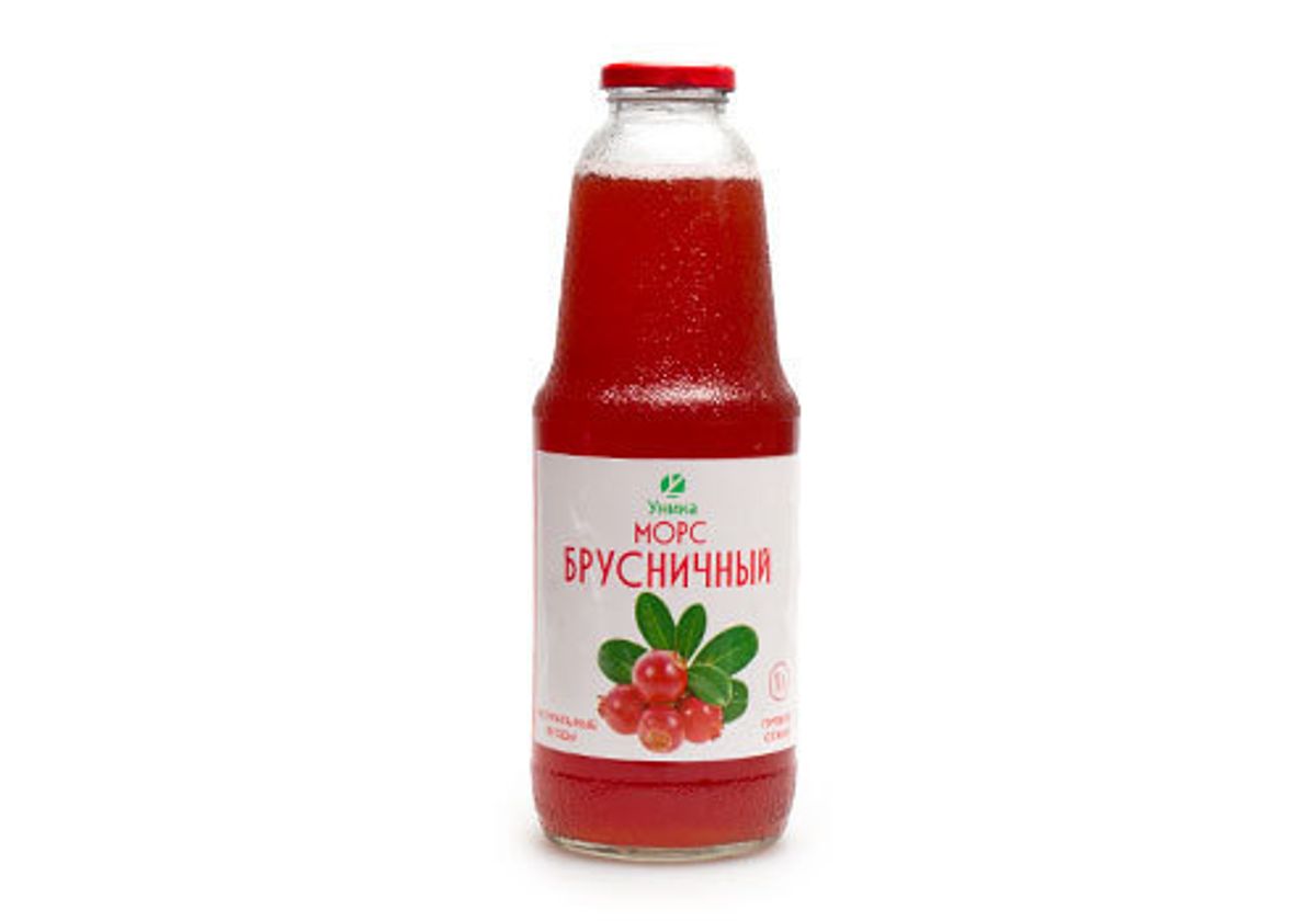 Морс брусничный Уника, 1л