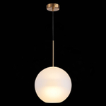 SL1133.523.01 Светильник подвесной ST-Luce Латунь/Белый E27 1*40W BOPONE