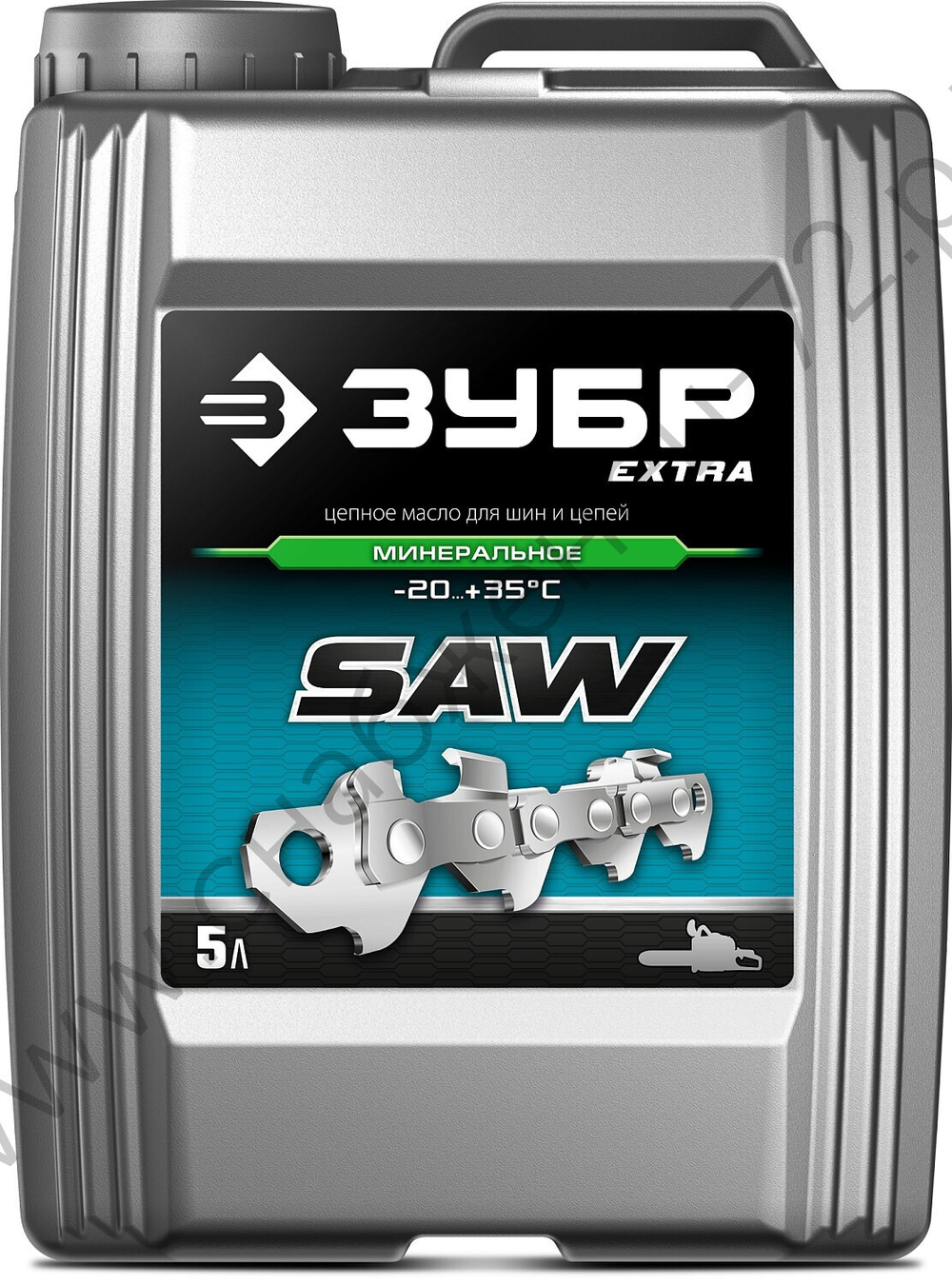 ЗУБР 5 л, цепное минеральное масло для бензо и электропил, EXTRA (70620-5)