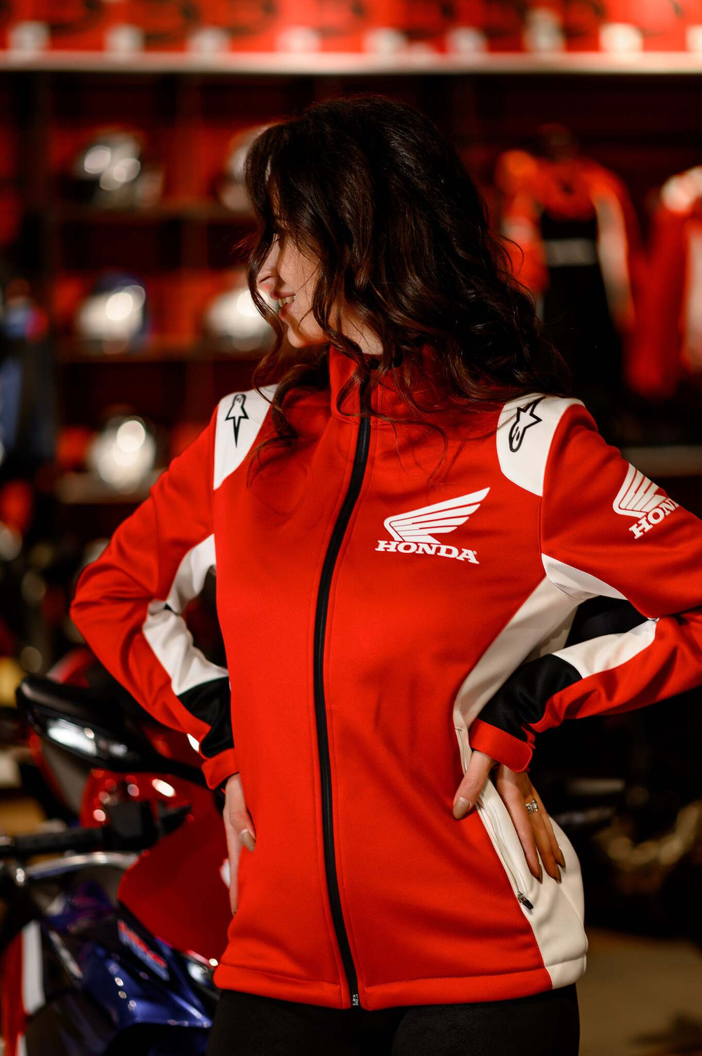 Мотокуртка (толстовка) ALPINESTARS HONDA SOFTSHELL JACKET