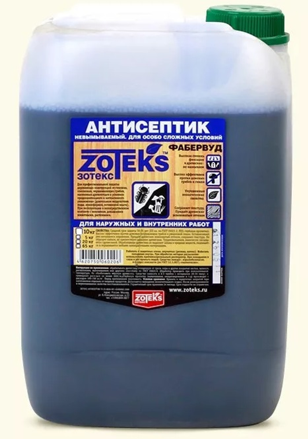 Зотекс Антисептик Фабервуд 5 л