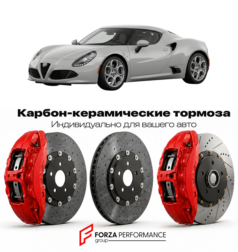 Карбон-керамическая тормозная система для Alfa Romeo 33 Stradale II 2023-2026 Альфа Ромео