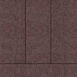 Тротуарная плитка ПРЯМОУГОЛЬНИК 900х300 мм - Гранит+ Красный с черным