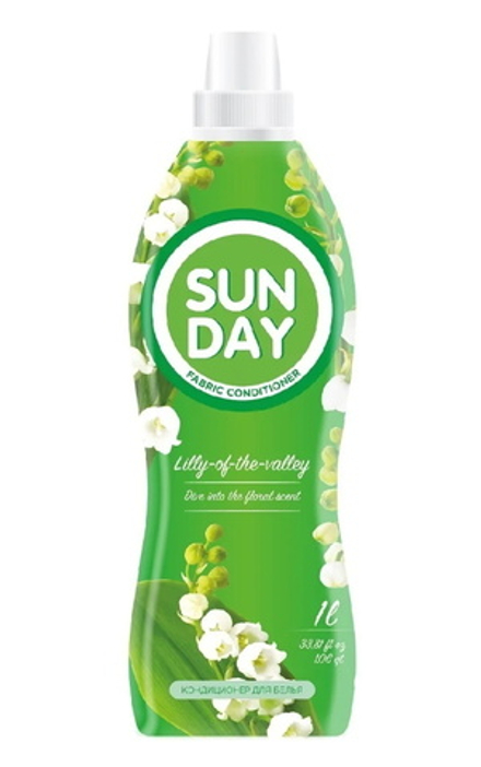 Кондиционер для белья "Sunday" Свежесть ландыша 1000мл. Сонца