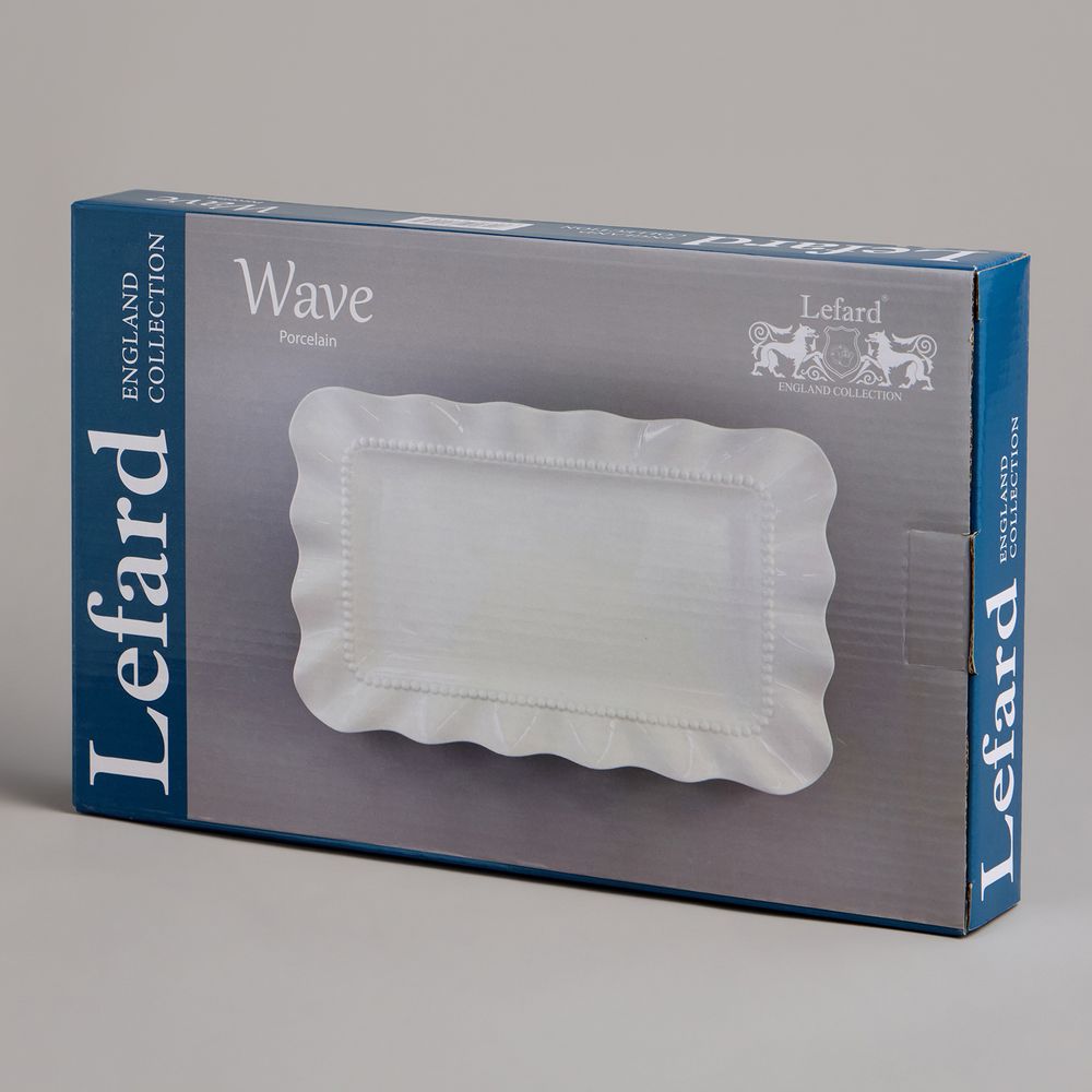 БЛЮДО LEFARD "WAVE" ПРЯМОУГОЛЬНОЕ 30,5*18,5*3 CM