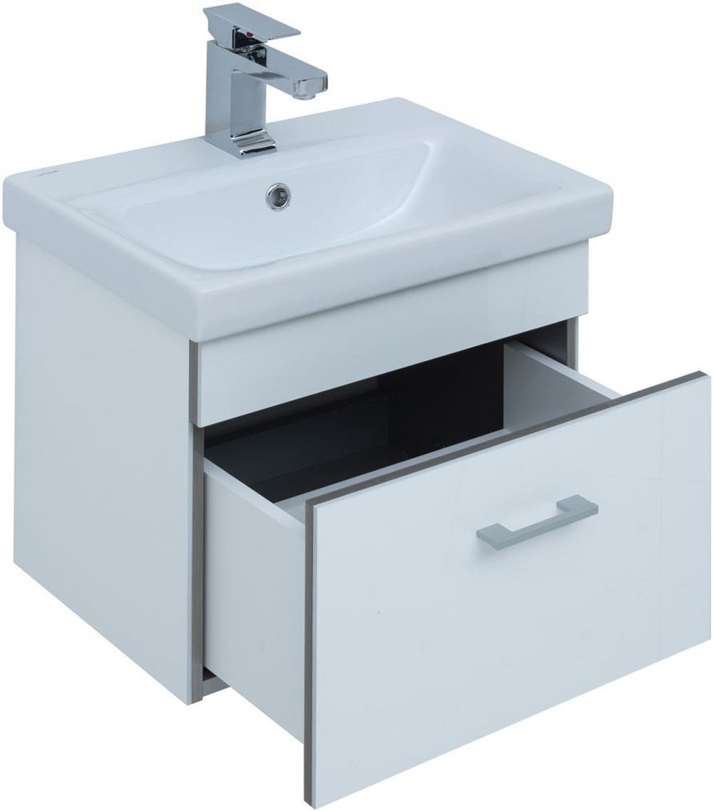 Тумба под раковину Aquanet Верона 50 (Moduo Slim) белый