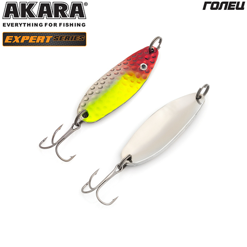 Блесна колебалка Akara Expert Голец 60 мм 18 гр. 12/SIL