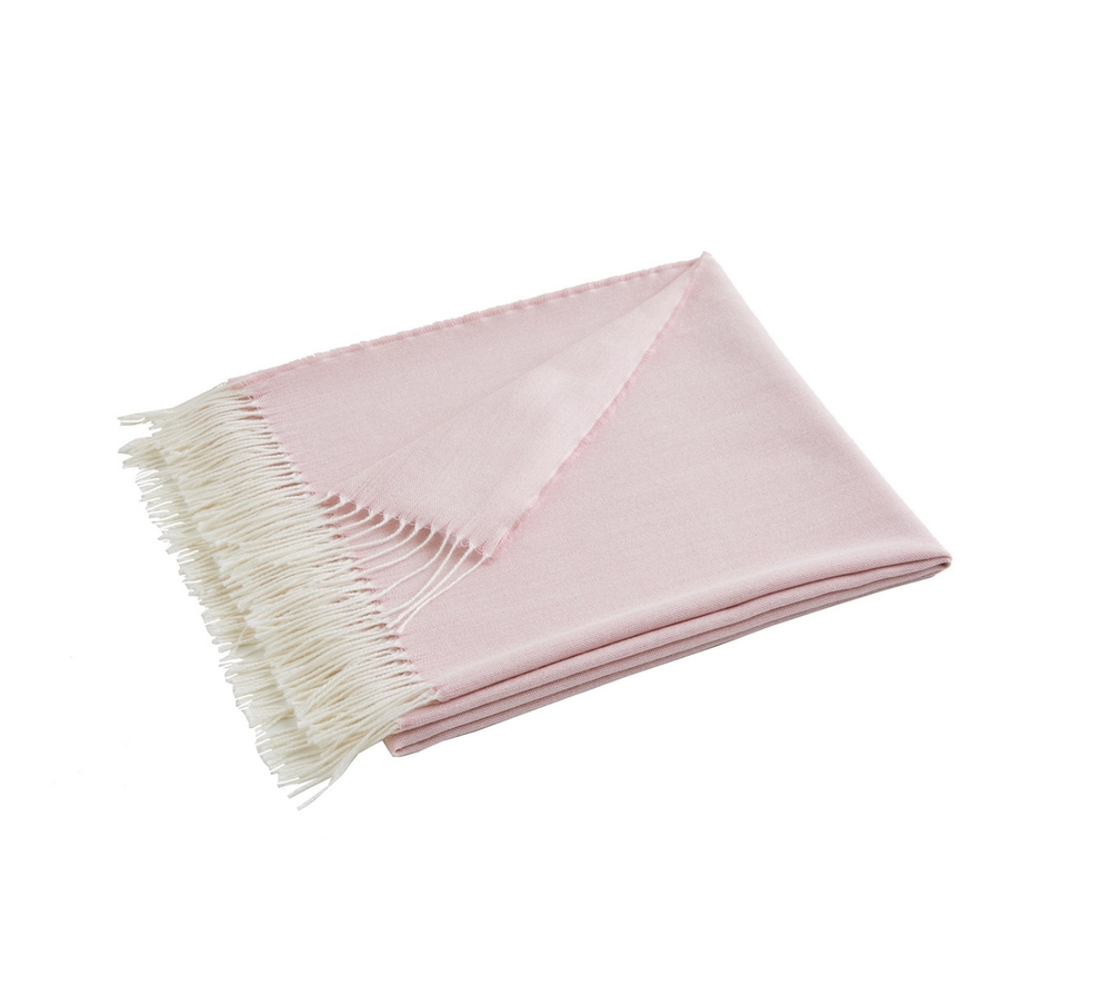 Плед Plume Blanc des Vosges 130x170 Розовый
