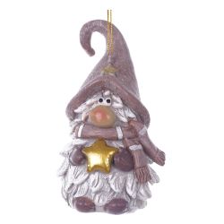 GAEM Фигурка декоративная подвесная "Гном", L5,5 W5 H10 см, 2в.