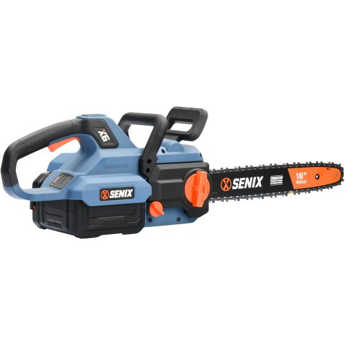 Пила цепная аккумуляторная SENIX CSX6-M1-EU, X6 60V, 1акб и зу