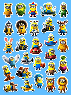 Наклейки детские на телефон мышки