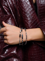 Браслет "Wet asphalt" Silver