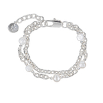 Браслет Fiore Luna Pearle Double Сarabiner CL4511 S
