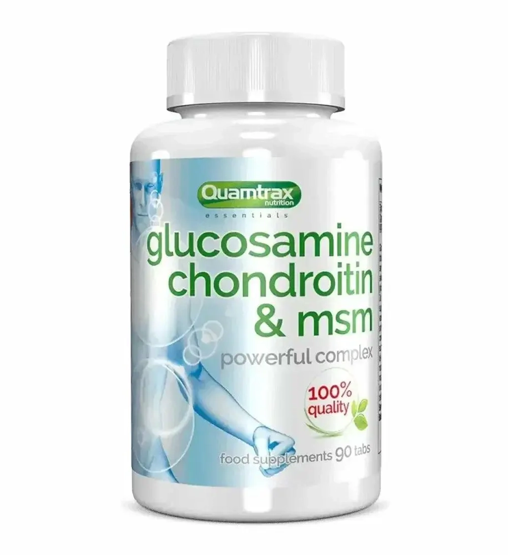 Хондропротектор Quamtrax Glucosamine Chondroitin & MSM 90 таблеток