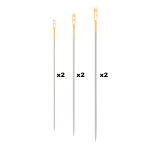 12851 (12351) Иглы ручные с упрощенным вдеванием Easy Threading №4-8, 6шт, PONY