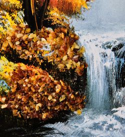 AMB-11/10 Картина «Красота природы» (с янтарной крошкой) 80х50см