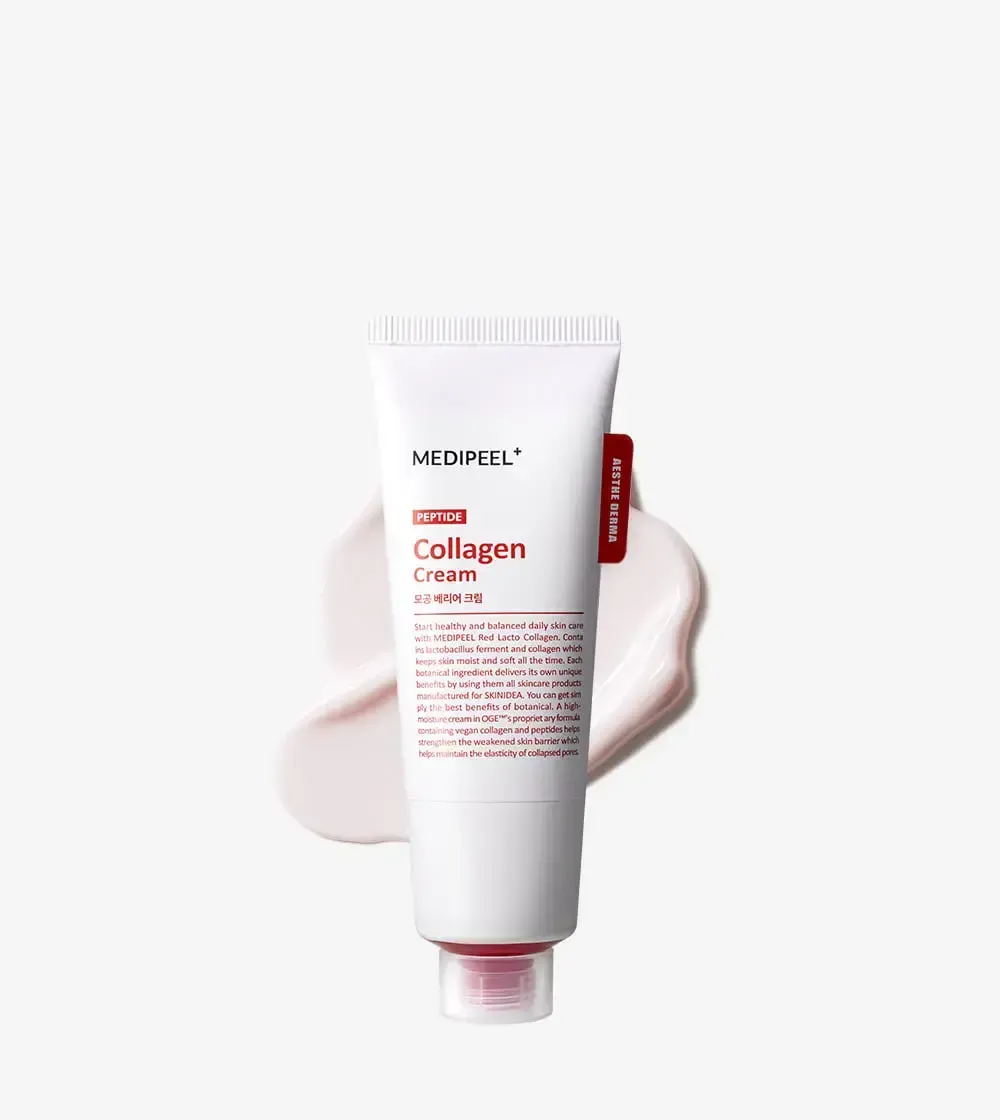 Барьерный крем с коллагеном и пептидами MEDIPEEL Red Lacto Collagen Barrier Cream 80 мл.