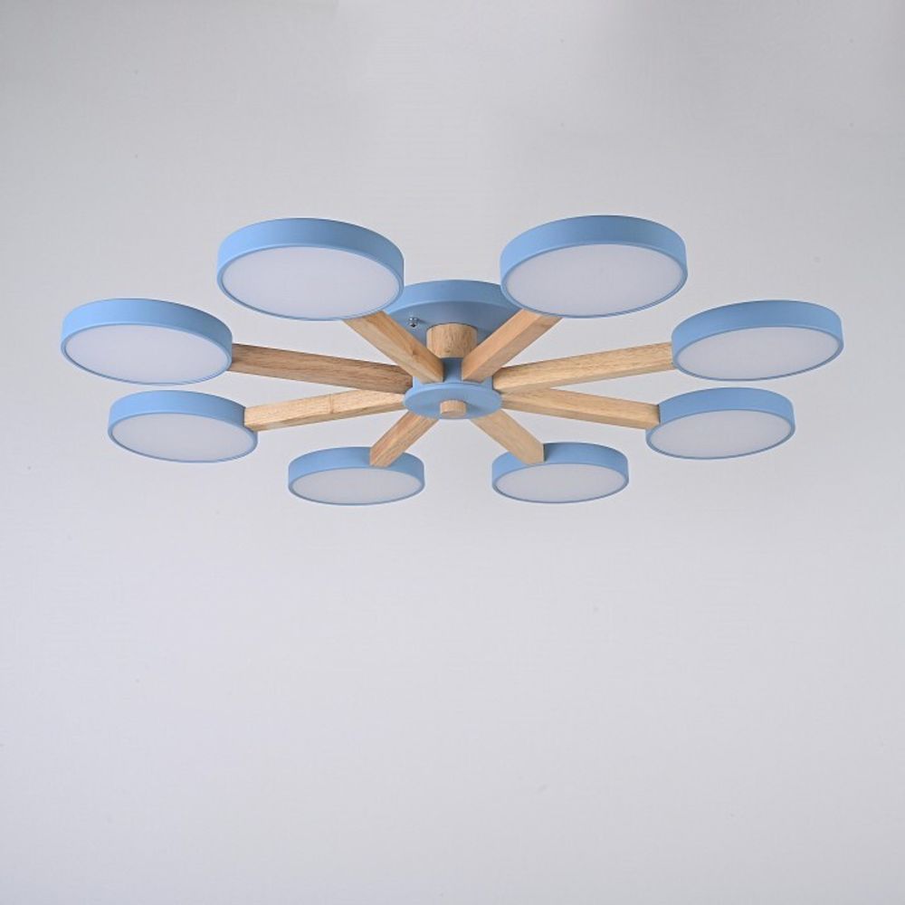 Люстра на штанге Imperiumloft TURNA Blue TURNA01