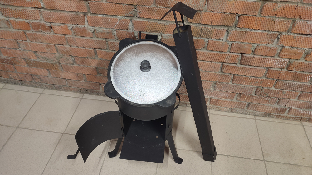 Чугунный казан на 6 литров