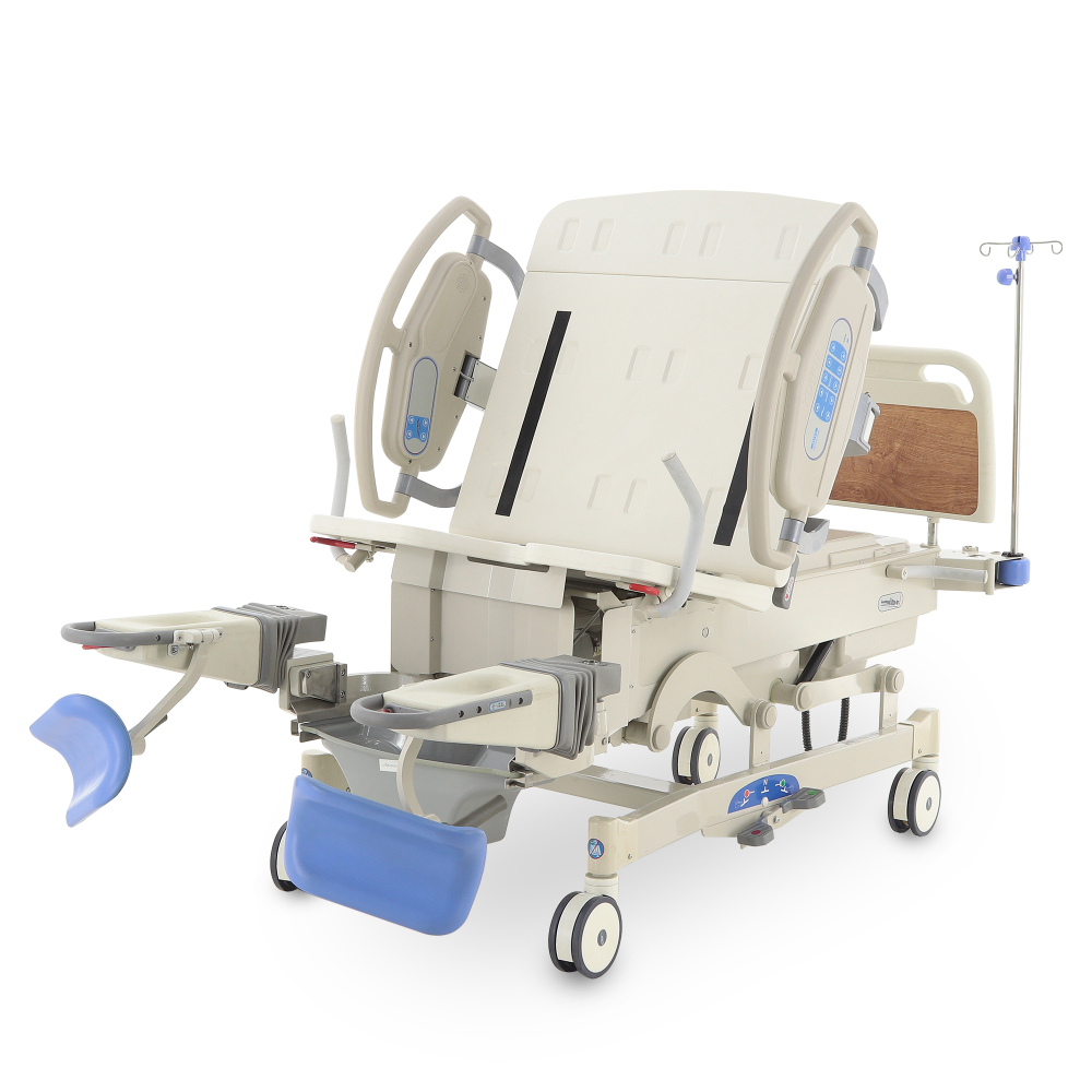 Многофункциональная кровать для родовспоможения XHFJ-1 (МЕ-4019X-01) с расширенной комплектацией и электрическими приводами для комфортных и безопасных родов
