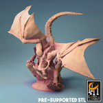 Fafnir Дракон монстр миниатюра для dnd, днд, pathfinder, фентези, Настольная игра, НРИ, Варгейм, РПГ