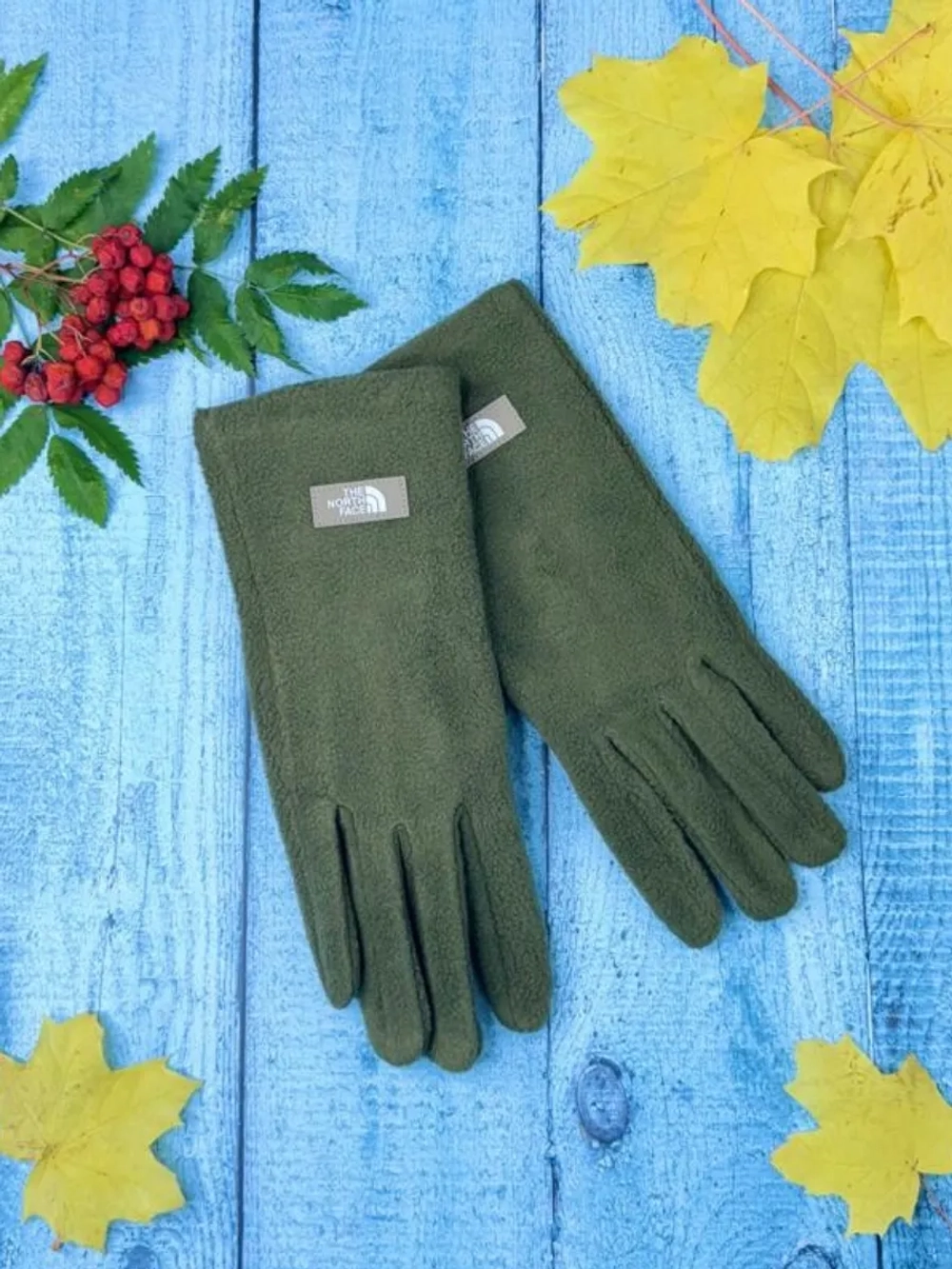 перчатки осенние теплые