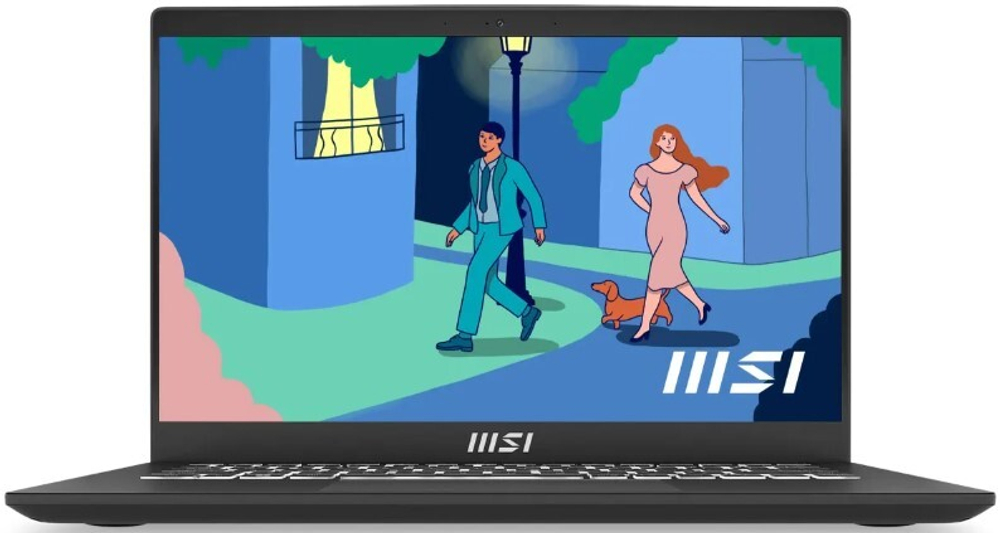 Ноутбук  MSI Modern 14 C7M-239XRU 14 ", Ryzen 5, 8 Гб RAM, 512 Гб SSD, Iris Xe Graphics, Черный