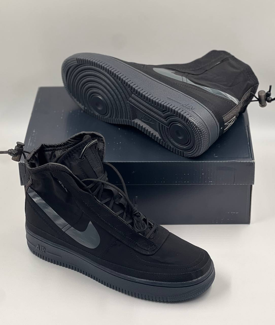 Кроссовки Nike AirForce 1 HighShell #N57 (черн.)