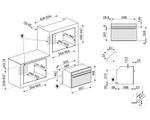 Встраиваемая микроволновая печь Smeg SO4101M0B3