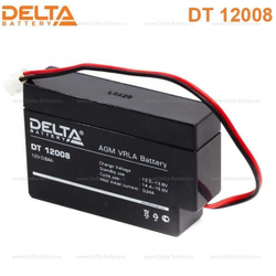 Аккумуляторная батарея Delta DT 12008 (12V / 0.8Ah)