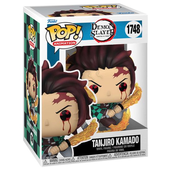 Фигурка Funko POP! Animation Demon Slayer Tanjiro Kamado (Sun Breathing) (1748) 80334 / Фигурка Фанко ПОП! по мотивам аниме "Клинок, рассекающий демонов", Танджиро Камадо