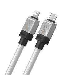 Кабель Baseus Coolplay Series Fast Charging Cable USB Type-C to Lightning 20W 2 м белый (CAKW000102)