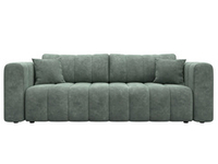 Диван прямой Лига-062 НПБ ВЕЛЮР BRUT 08 зеленый