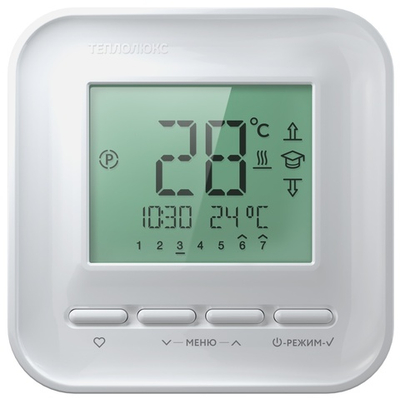 Терморегулятор "Теплолюкс" 520 белый