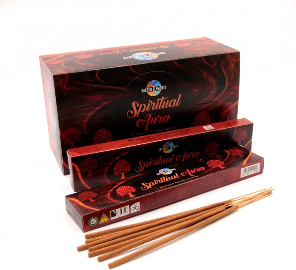 HEM Sacred Elements Spiritual Aura Premium masala Благовоние-масала Духовная Аура 15 г