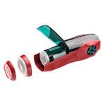 Вибромастурбатор Phantom с возвратно-поступательными движениями (Цвет: красный с черным)