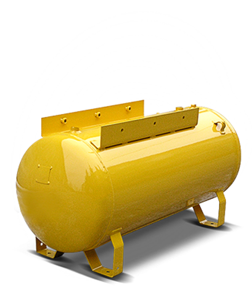 Уличный горизонтальный ресивер dnt рг 100 16 бар