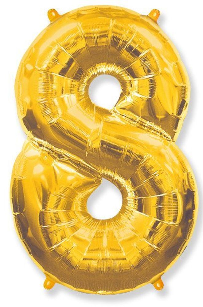Цифра "8" золото
